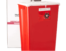 Biohazard Waste Bins / Sharps Containers